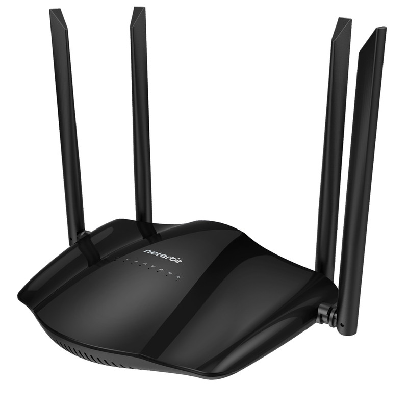 مودم روتر رومیزی 4G LTE نتربیت مدل NW-421F، با سرعت دانلود تا 150 مگابیت بر ثانیه، پشتیبانی از 10 کاربر و 2 آنتن Wi-Fi و 2 آنتن 4G، دارای شیار سیمکارت، درگاه LAN و USB Type-C
